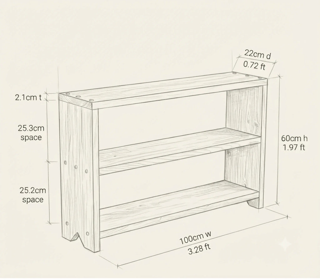 Corner Bookcase | Compact Storage Solution for Small Spaces